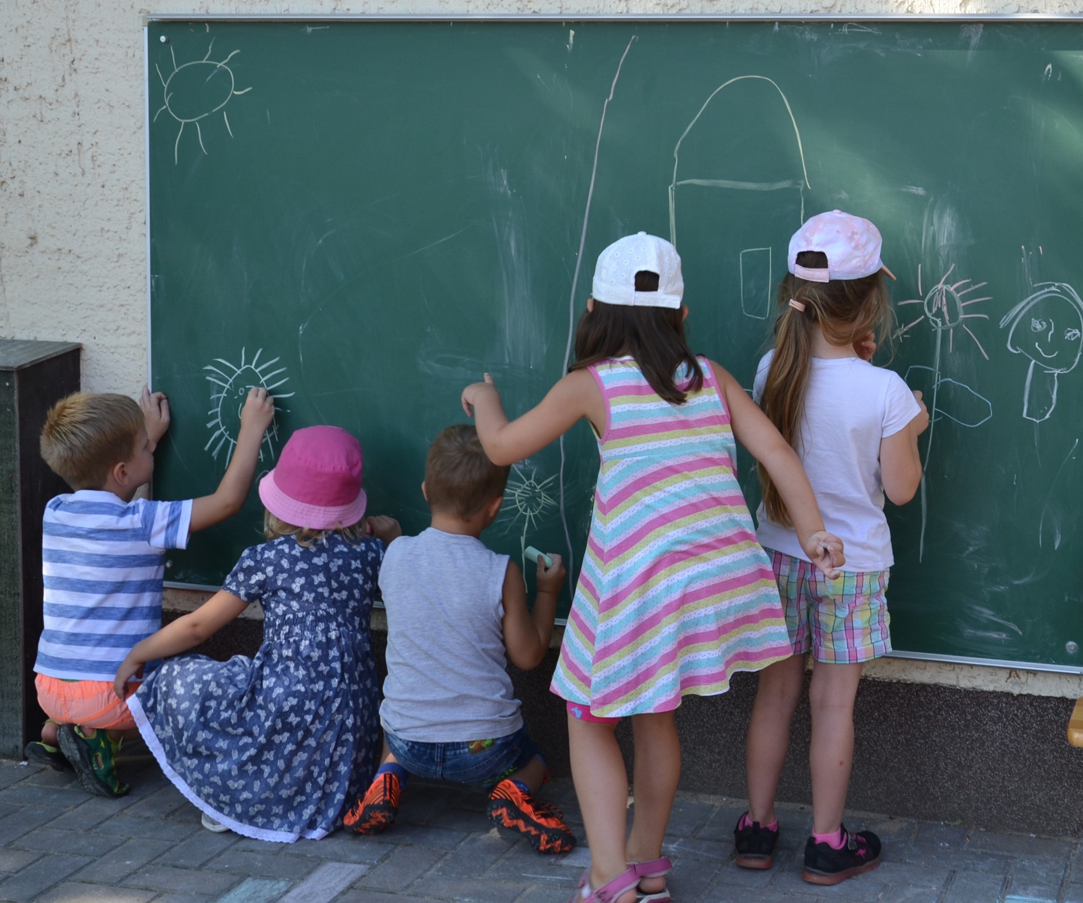 Kita Kinder der Kita Frechdachs