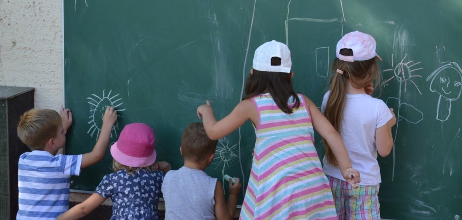 Kita Kinder der Kita Frechdachs