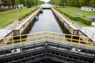 Schönwalder Schleuse von oben