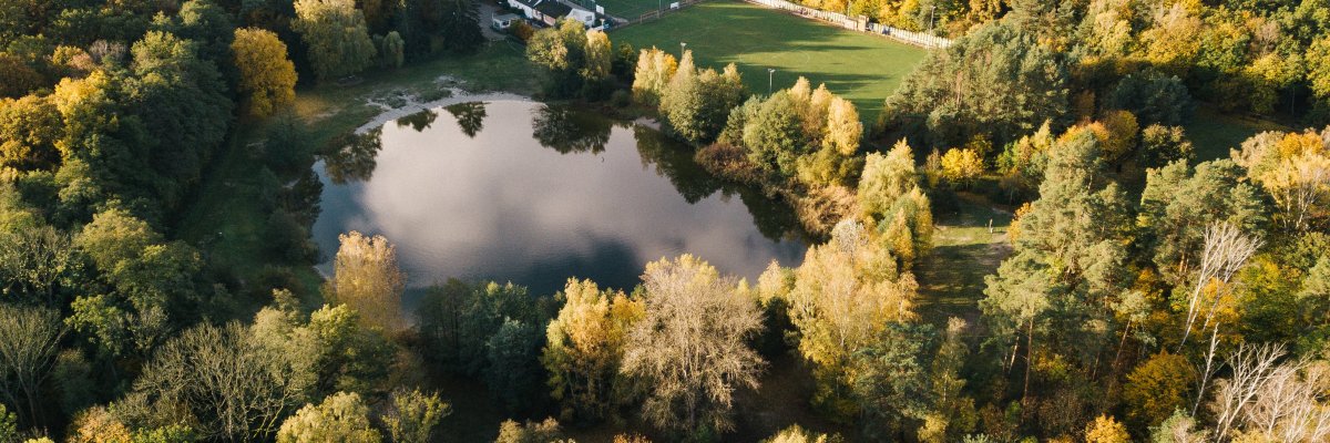 Strandbad von oben Strandbad von oben