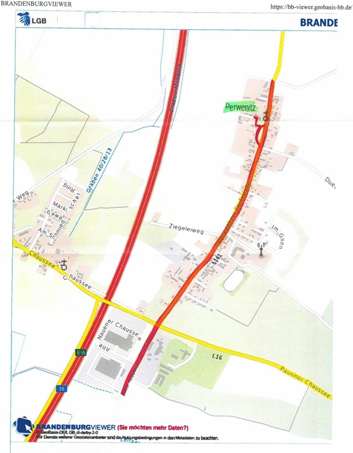 Übersicht Straßenreinigung Pausin