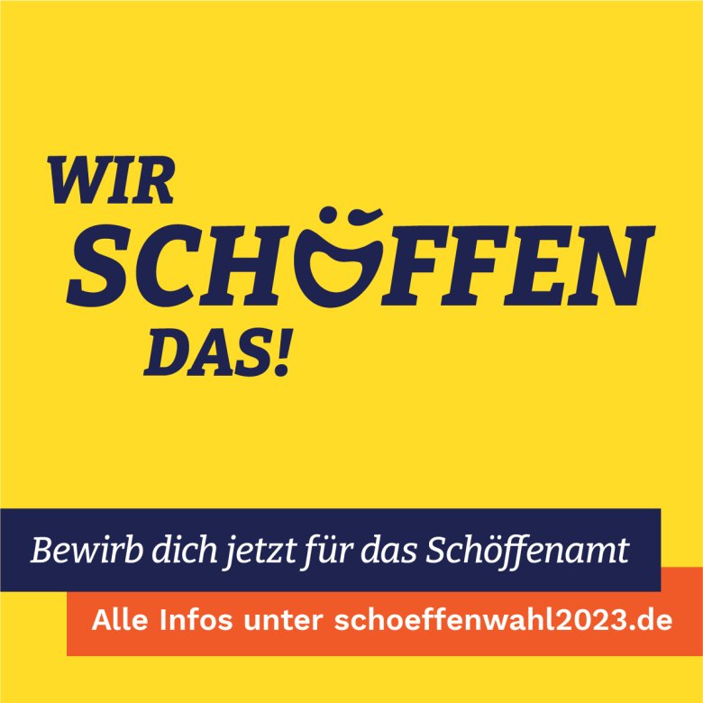 Schöffenwahl 2023 - Wir schöffen das!

