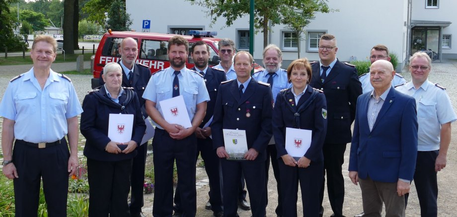 Auszeichnung mit der Medaille für Treue Dienste in der Freiwilligen Feuerwehr