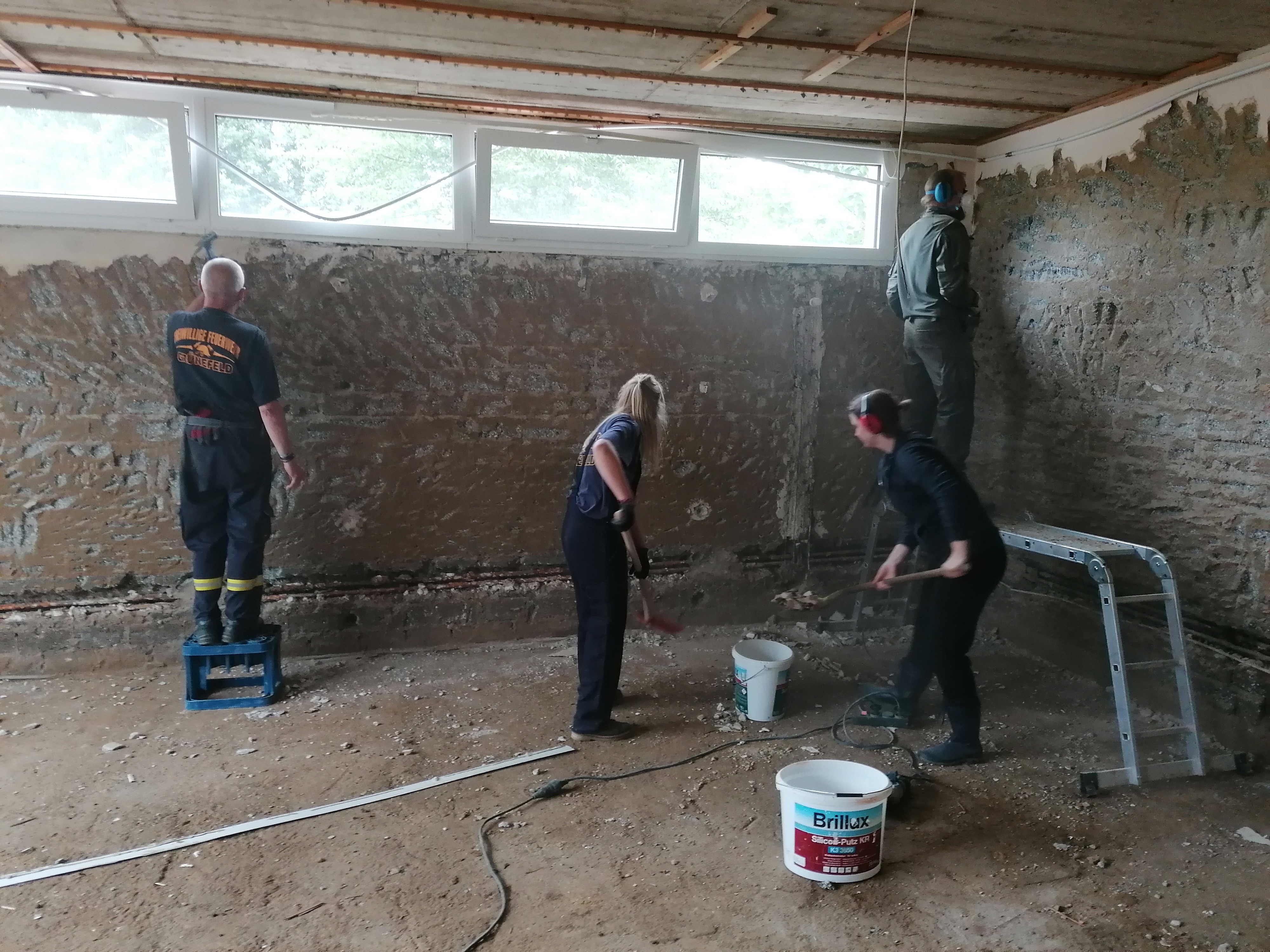 2021-08-20 Arbeiten in der Katholische Kita St. Laurentius in Ahrweiler 