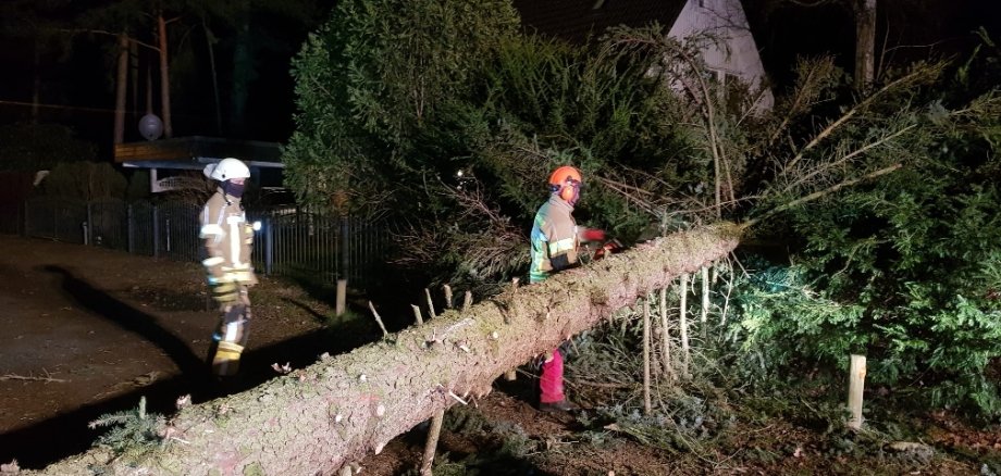 Nacheinsatz Sturmschäden am Haus