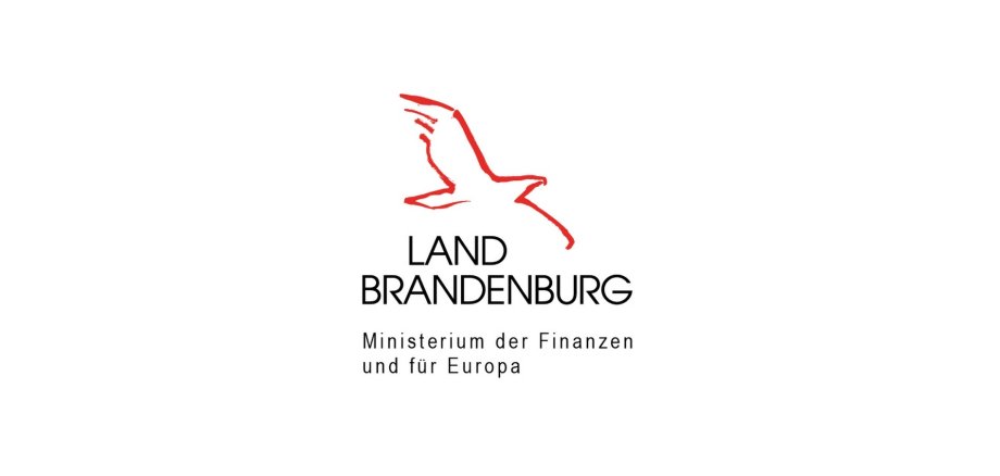 Logo Ministerium der Finanzen und für Europa Land Brandenburg